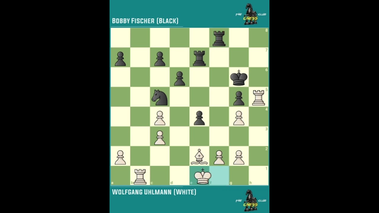Wolfgang Uhlmann vs Bobby Fischer ◉ Chess Match Olympiad ‖ Habana → Cuba (1966)