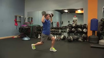 Split Squat With Overhead Press