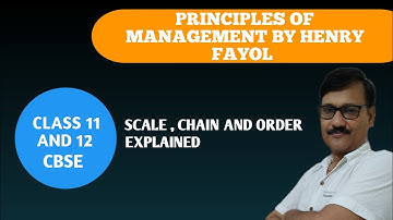 Scalar Chain & Order | Principles of Management by Henry Fayol Explained