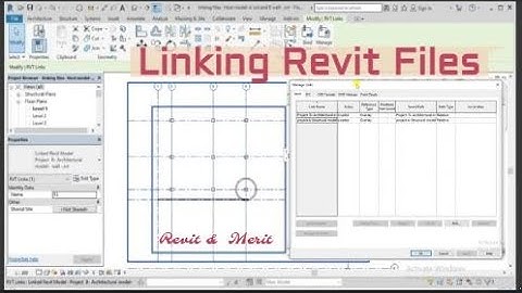 Video28 - Revit linking  files - basic BIM