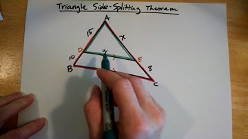 Triangle Side Splitting Theorem