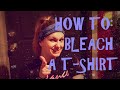 HOW TO | Bleach dyed T-shirt | #1Dorlando contest entry