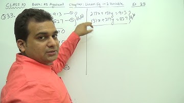 Class 10 (Ex 3B Q33) LE_in_2_Var (Book : R S Agarwal)