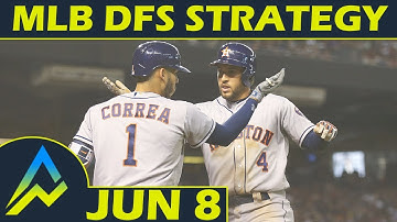 MLB DFS Strategy | Friday 6/8 | FanDuel & DraftKings | Awesemo.com