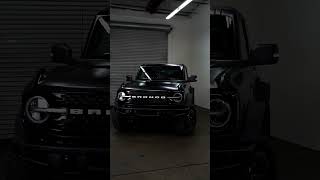 2022 Ford Bronco Xpel Stealth #xpel #bronco #stealth #blackbronco