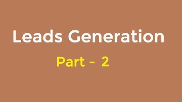 Leads Generation part 2