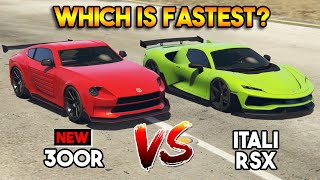 GTA 5 ONLINE : ANNIS 300R VS ITALI RSX (WHICH IS FASTEST?)