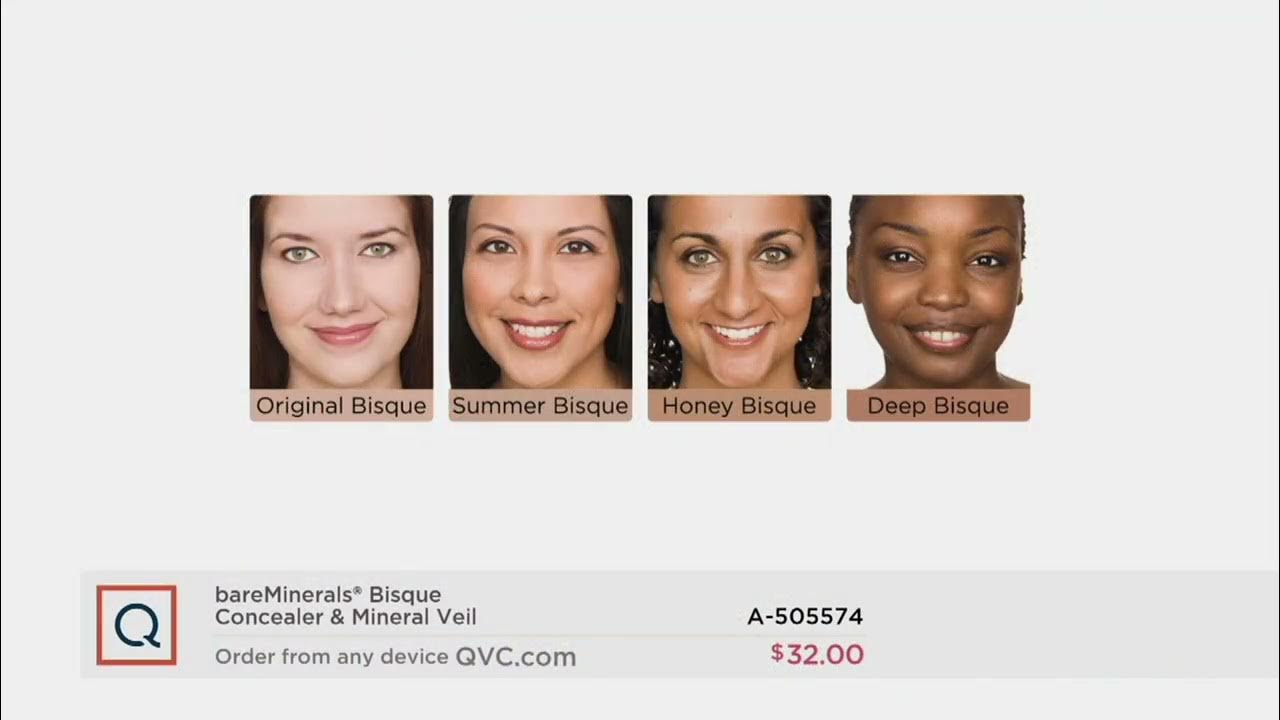 bareMinerals Bisque Concealer & Mineral Veil 3pc Kit on QVC YouTube