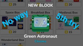 I GOT THE GREEN ASTRONAUT IN BLOOKET