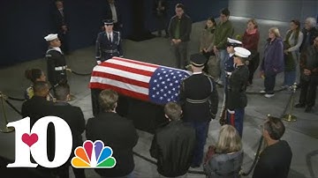 Jimmy Carter lies in repose in Atlanta