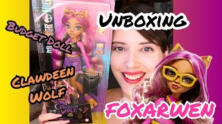 Clawdeen Wolf Budget Doll/ MonsterHigh G3/ Doll Unboxing and Review by FoxArwen.