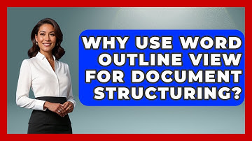 Why Use Word Outline View For Document Structuring? - Docs and Sheets Pro