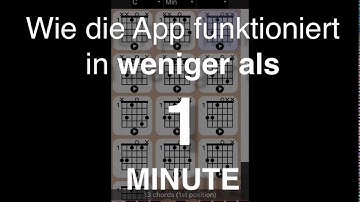 Akkorde für Gitarre App für Windows macOS iOS & Android Wie App funktioniert in weniger als 1 Min