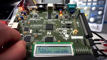 Rotary Encoder Pulse Demodulation using Spartan3e