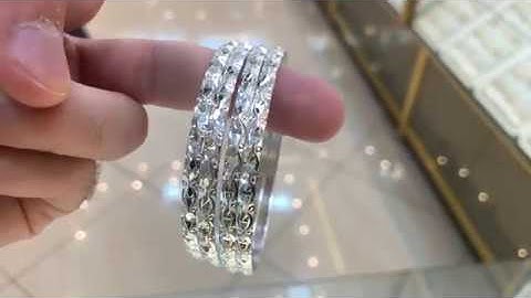 Making Silver Bangles on Cutting Machine 4K Video Jewelry Making