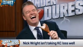 First Things First Nick Wright Has A Meltdown After Kc Lost To Cowboys