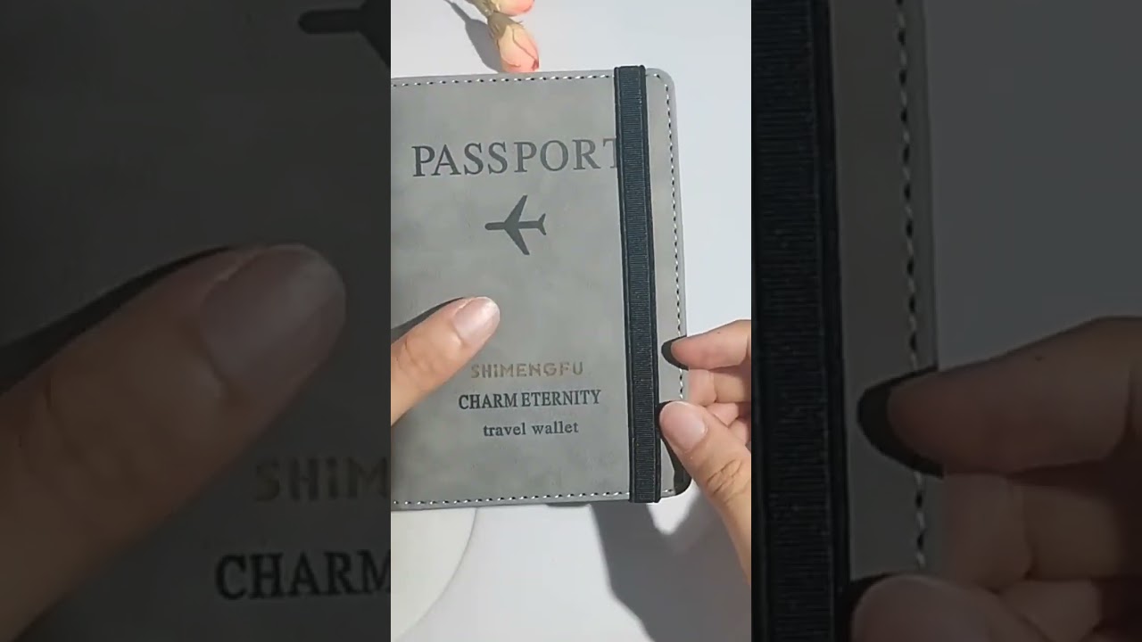 Leather RFID Blocking Passport Cover