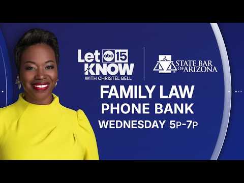 Free help with family law available during Let ABC15 Know Phone Bank