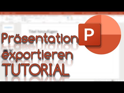 Präsentation exportieren - Power Point Online Tutorial