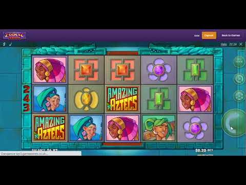 Amazing Aztecs Slot Real Money Game Experience - Zodiac Casino Review (July 13, 2022)