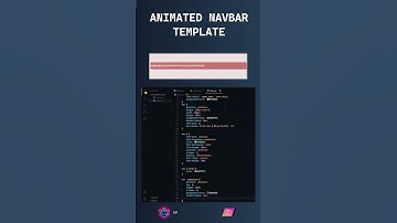 Navbar Template #html #css #navbar #shorts #youtube #frontend