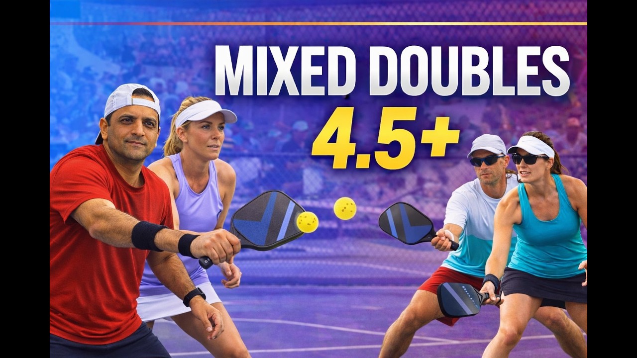 4.5+ Mixed Doubles | Competitive Pickleball | Match 3