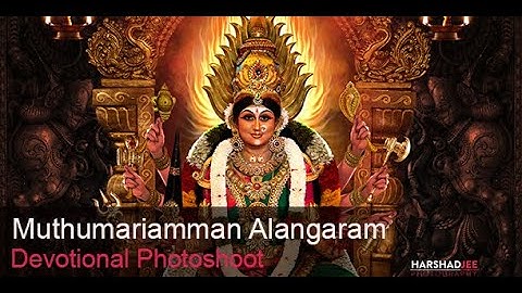 Muthumariamman Alangaram | Harshadjee Studio | Devotional Photoshoot | ✆ 7305534201
