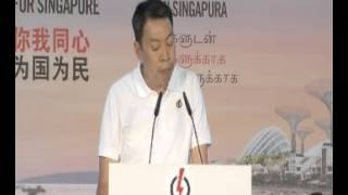 GE2015: Melvin Yong speaks at the PAP rally at Tiong Bahru, Sep 2