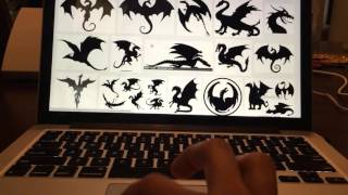 Dragon Silhouette 1