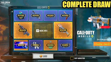 *NEW* Codm Galactic Duo Complete Draw | Cordite Zero G And BK 57 Space Race