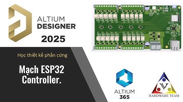 Phân tích mạch điều khiển sử dụng ESP32 thông qua Ethernet.