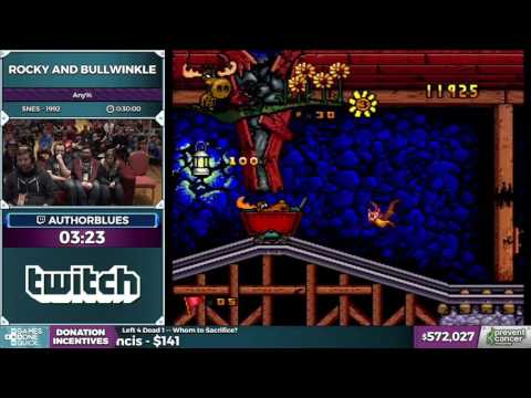 Rocky and Bullwinkle by authorblues in 17:50 - AGDQ 2017