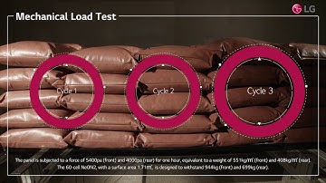 LG Solar quality testing: Mechanical Load Test