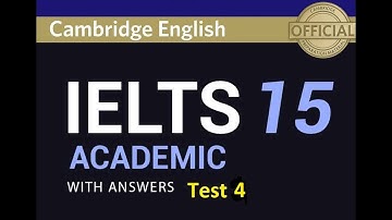 IELTS Listening Cambridge 15 Test 4 2020