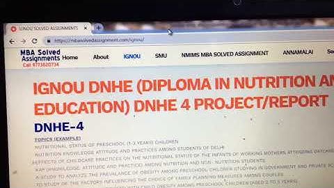 DNHE 4 (SYNOPSIS: 4-6 PAGES, REPORT: 40-60 PAGES) 9773820734