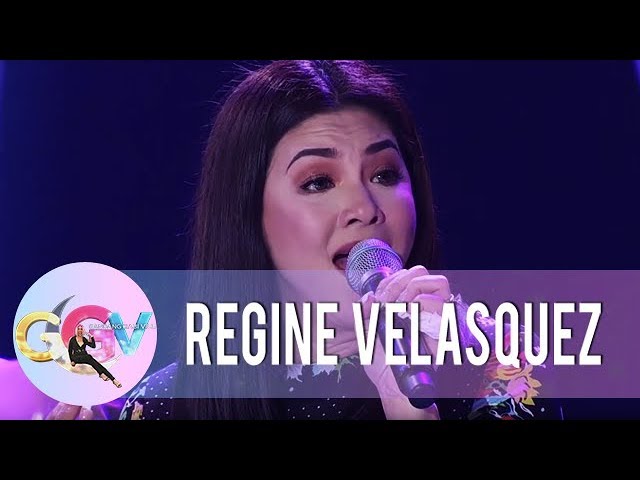Regine sings her version of Sharon Cuneta's 'Mr.  DJ' | GGV class=