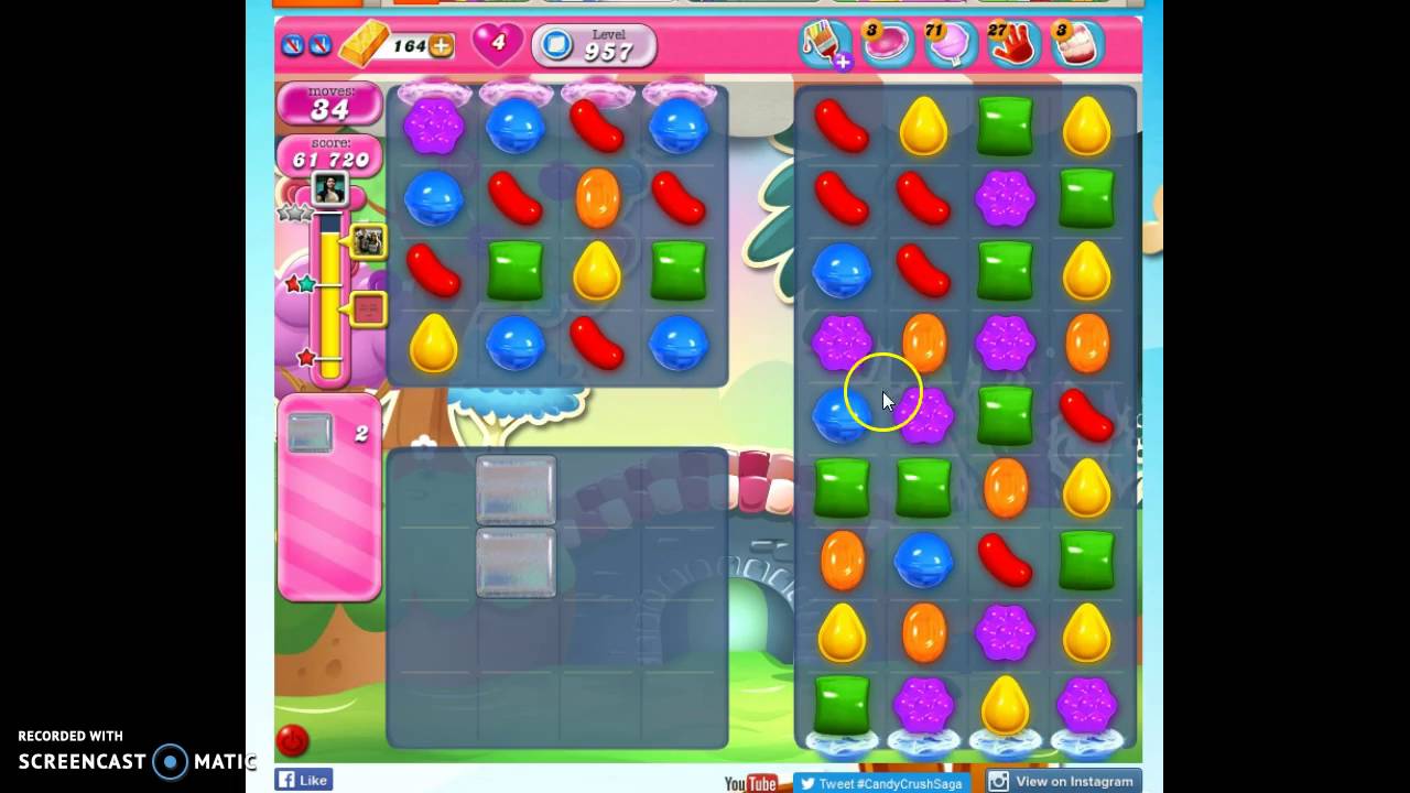 Candy Crush Level 957 Help W Audio Tips Hints Tricks Youtube