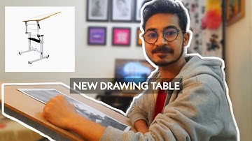 My new Drawing Table / Adjustable drawing Table for artists