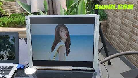 2000nits high brightness LCD monitor outdoor tests
