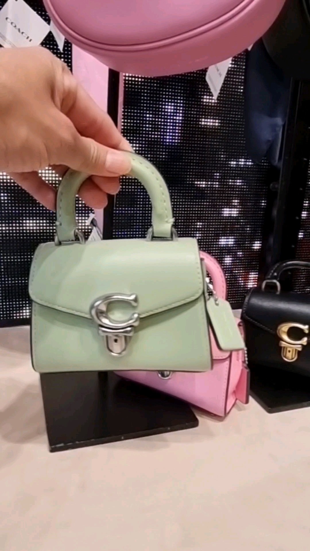 上品なメタリックレザー★【COACH】サミー トップ ハンドル 12 公式】COACH – コーチ | サミー トップ ハンドル 12