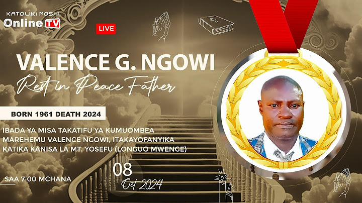 MWANZO MWISHO MWILI WA MAREHAMU VALENCE NGOWI UKIZIKWA KWENYE ENEO MAALUMU NYUMBANI KWAKE