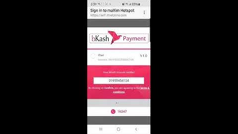 maxim hotspot demo (bkash payment)