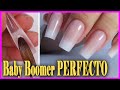 Uñas Acrílicas BABY BOOMER Perfecto con Moldes DUAL