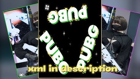 wellcome to PUBG mobile /safe zone Alightmotion preset 🔰 XML link 🖇️ in description ⬇️