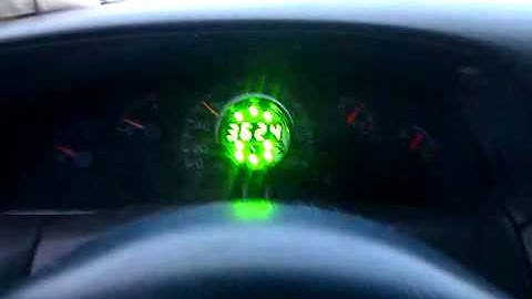 Glowshift digital shift light tachometer f150