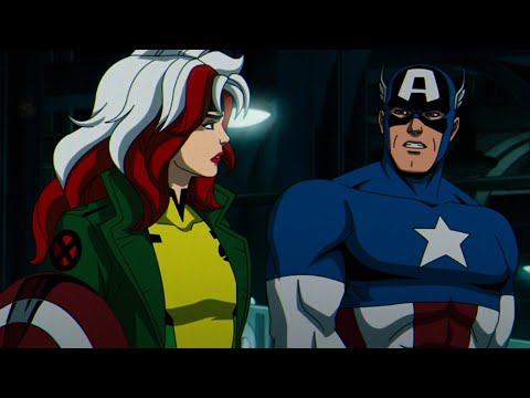 Rogue Visits Captain America Full Scene Easter Egg X Men 97' Episode 7