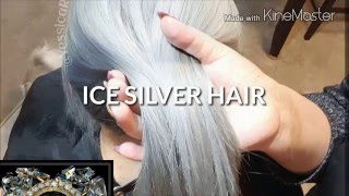 Cabello plata paso a paso / ICE SILVER HAIR / gray hair tutorial