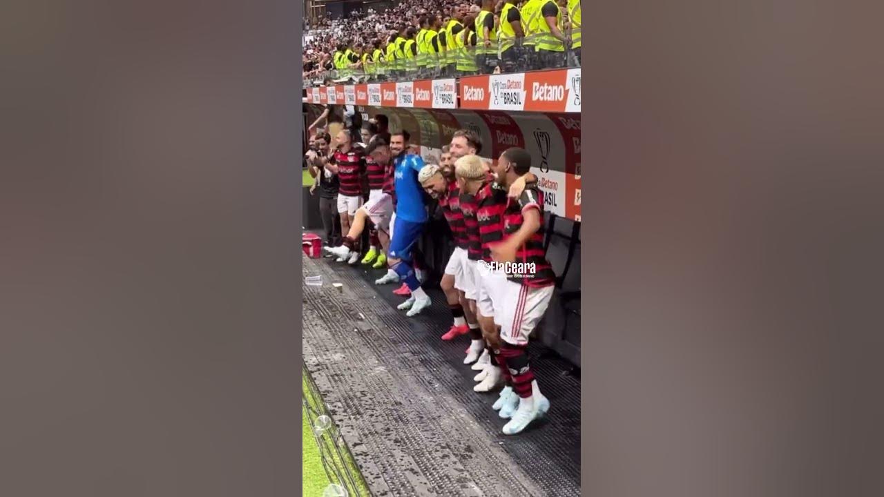 JOGADORES DO FLAMENGO CANTAM VOU FESTEJAR O TEU SOFRER