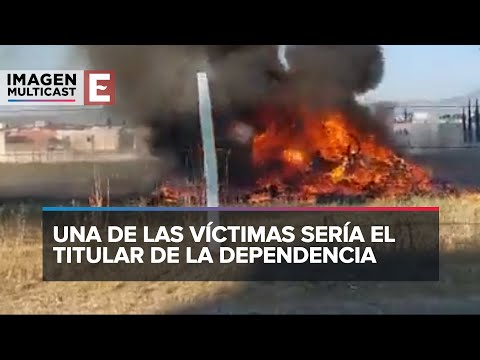 LO ÚLTIMO: Se desploma helicóptero de la Secretaría de Seguridad Pública de Aguascalientes