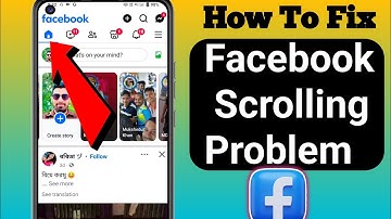 How to Fix Facebook Scrolling Problem (2024) | Facebook New Update Settings Scroll Problem Solve